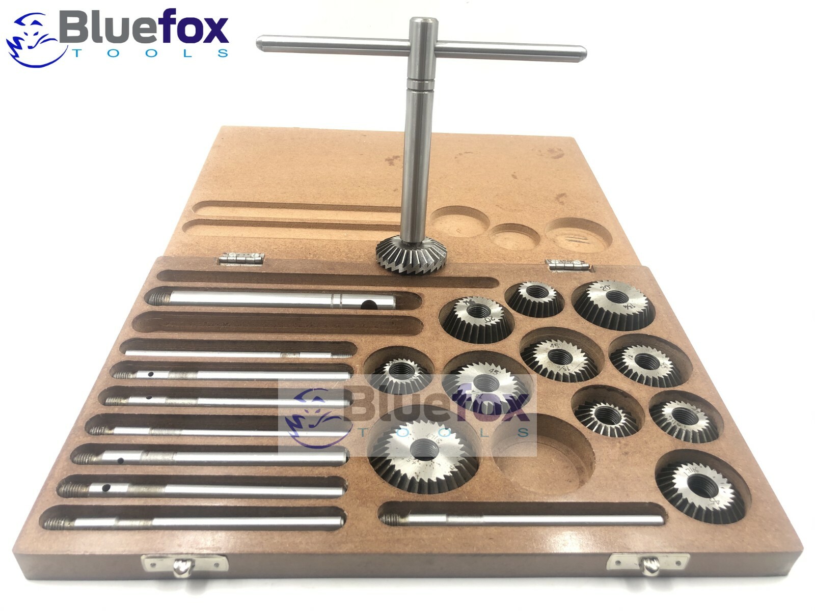 12 Pcs Valve Seat & Face Cutter Set Set For Vintage Old Cars & Bikes in Box