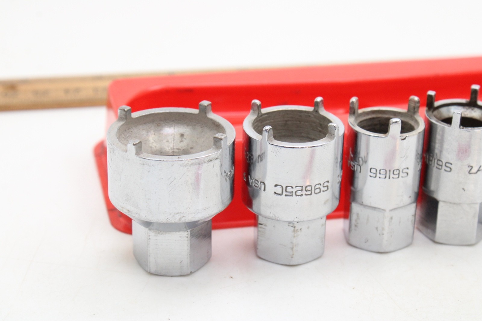 Snap on RARE 2006ANT 6-Piece Chrome Vehicle Antenna Nut Socket Set USA