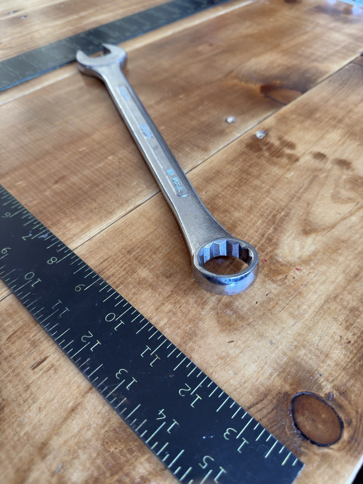 S-K Wayne C30 Combination Wrench 15/16″ Inch Alloy 12 Point Made In USA