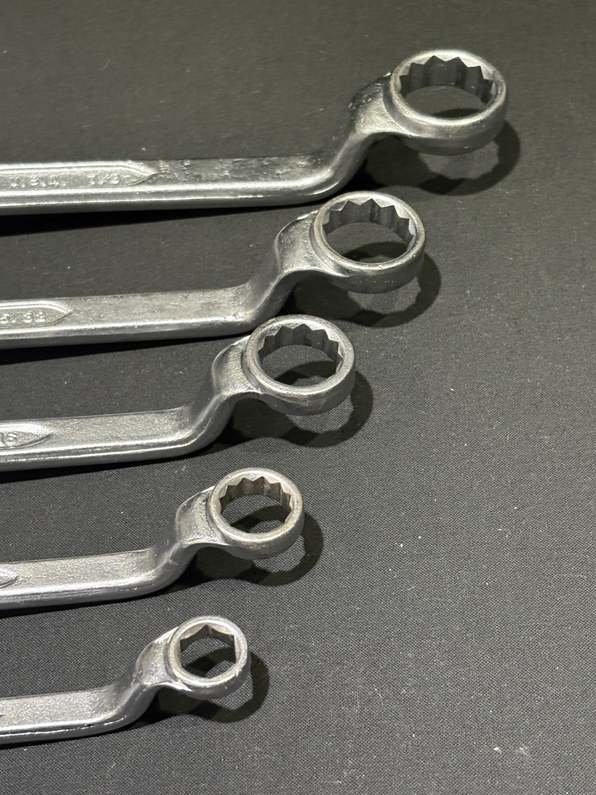 Indestro Offset Double Box Wrench Set of 5 Mixed 6pt/12Pt 911 912 913 914 915