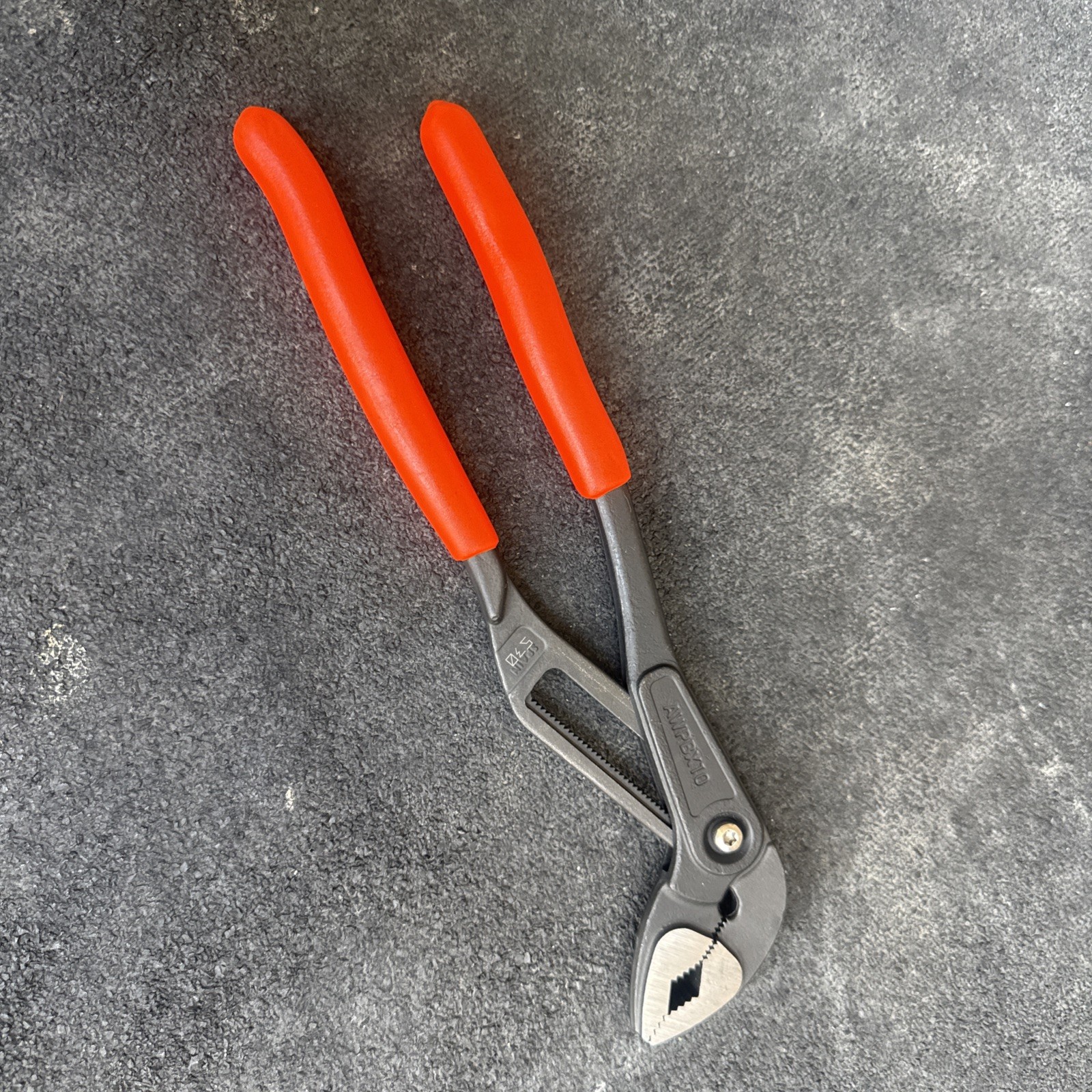 For Snap-on Tools 10” Adjustable ORANGE Soft Grip Water Pump Pliers AWPBX10O