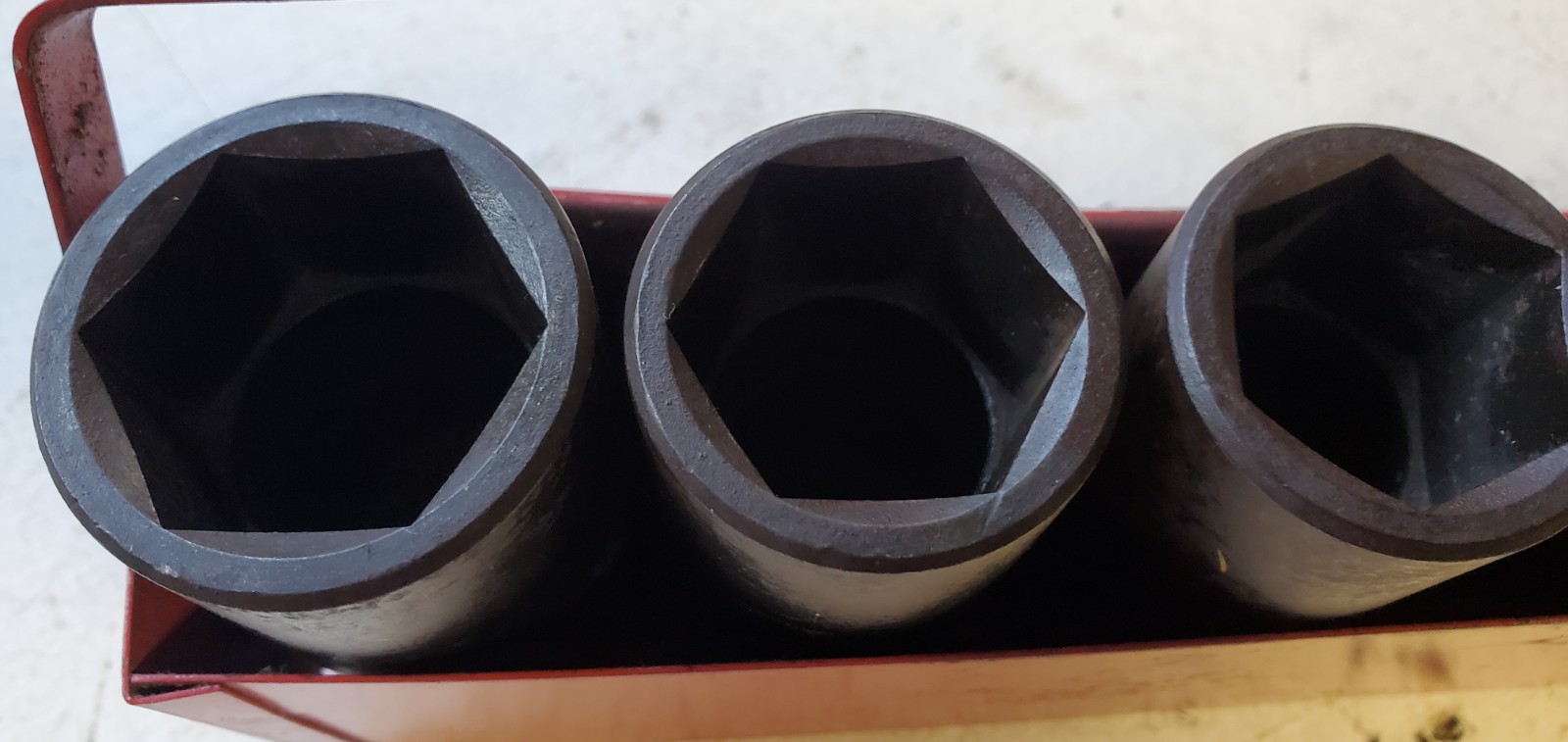 MAC TOOLS 1/2 SAE 6 Point DEEP Impact Socket Set Partial with Tray VT 10