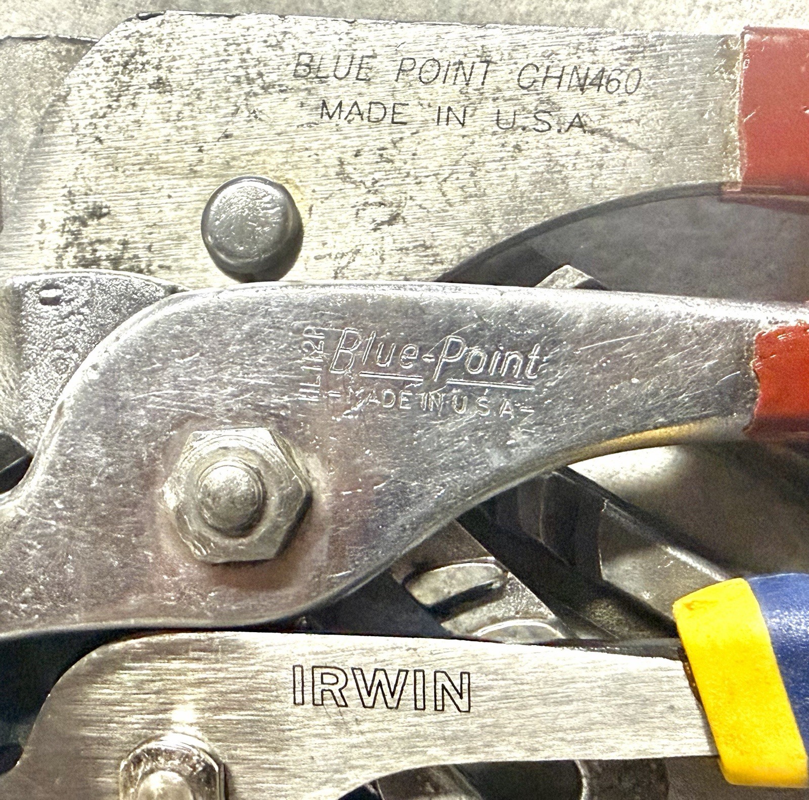 Blue Point By Snap On Pliers Lot Matco Cutters Proto Hose Clamp Mechanic Tools
