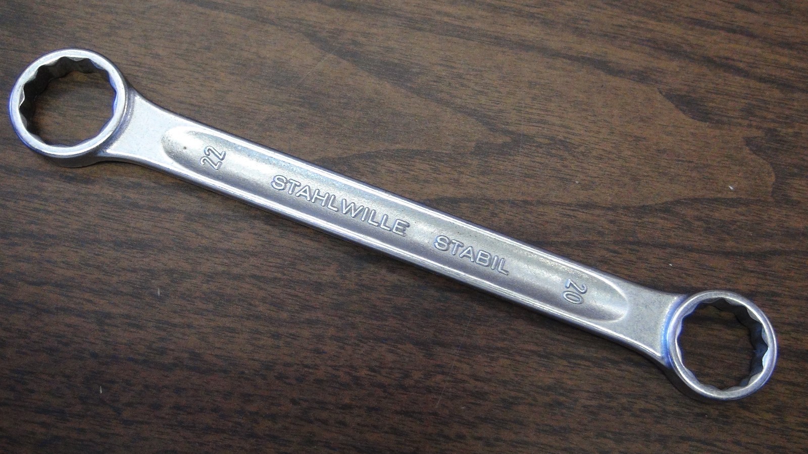 STAHLWILLE STYLE 21 20 MM x 22 MM DOUBLE ENDED RING BOX SPANNER WRENCH 41052022
