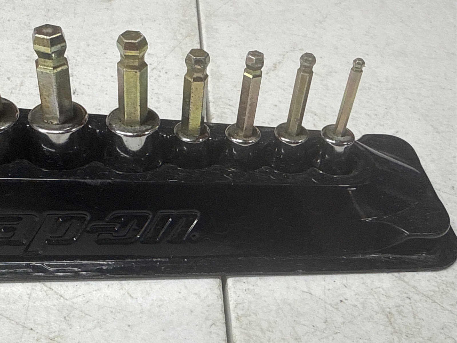 Snap On 8 Piece Metric Ball Hex Socket Set Combination Drive 208EFTABMY