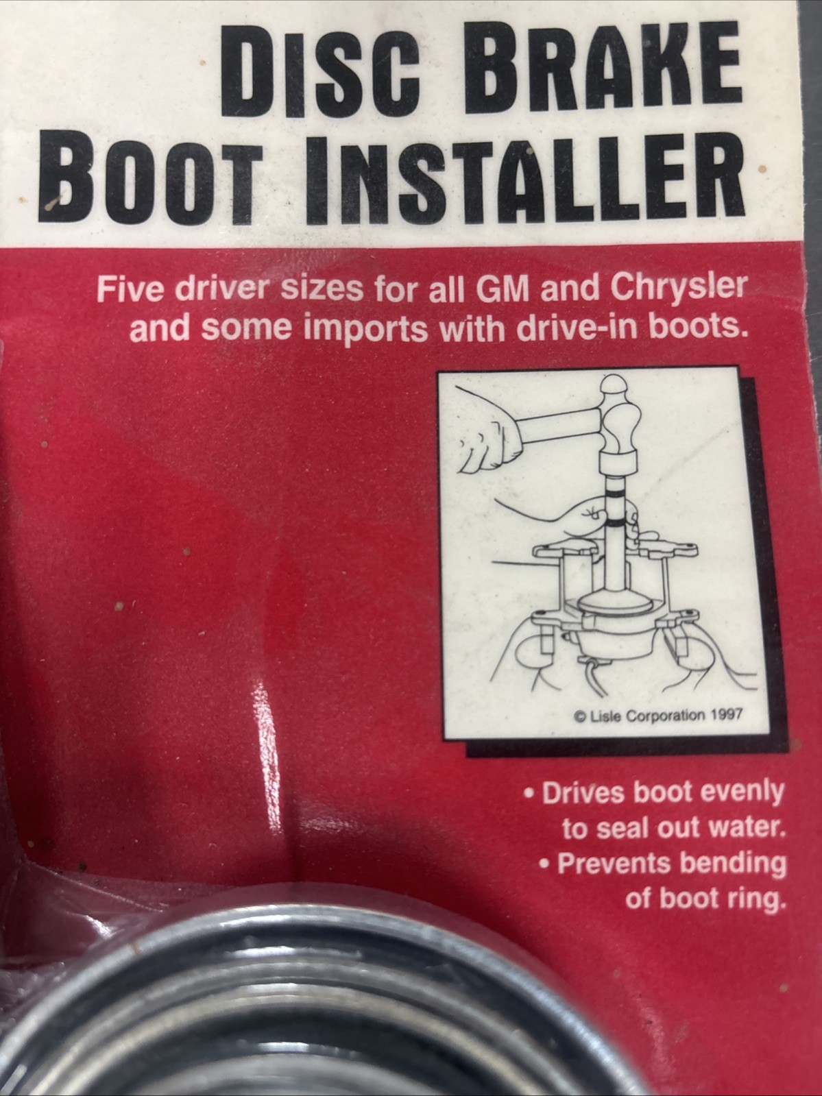 Disc Brake Dust Boot Installer Lisle Tools 24500 Made In USA