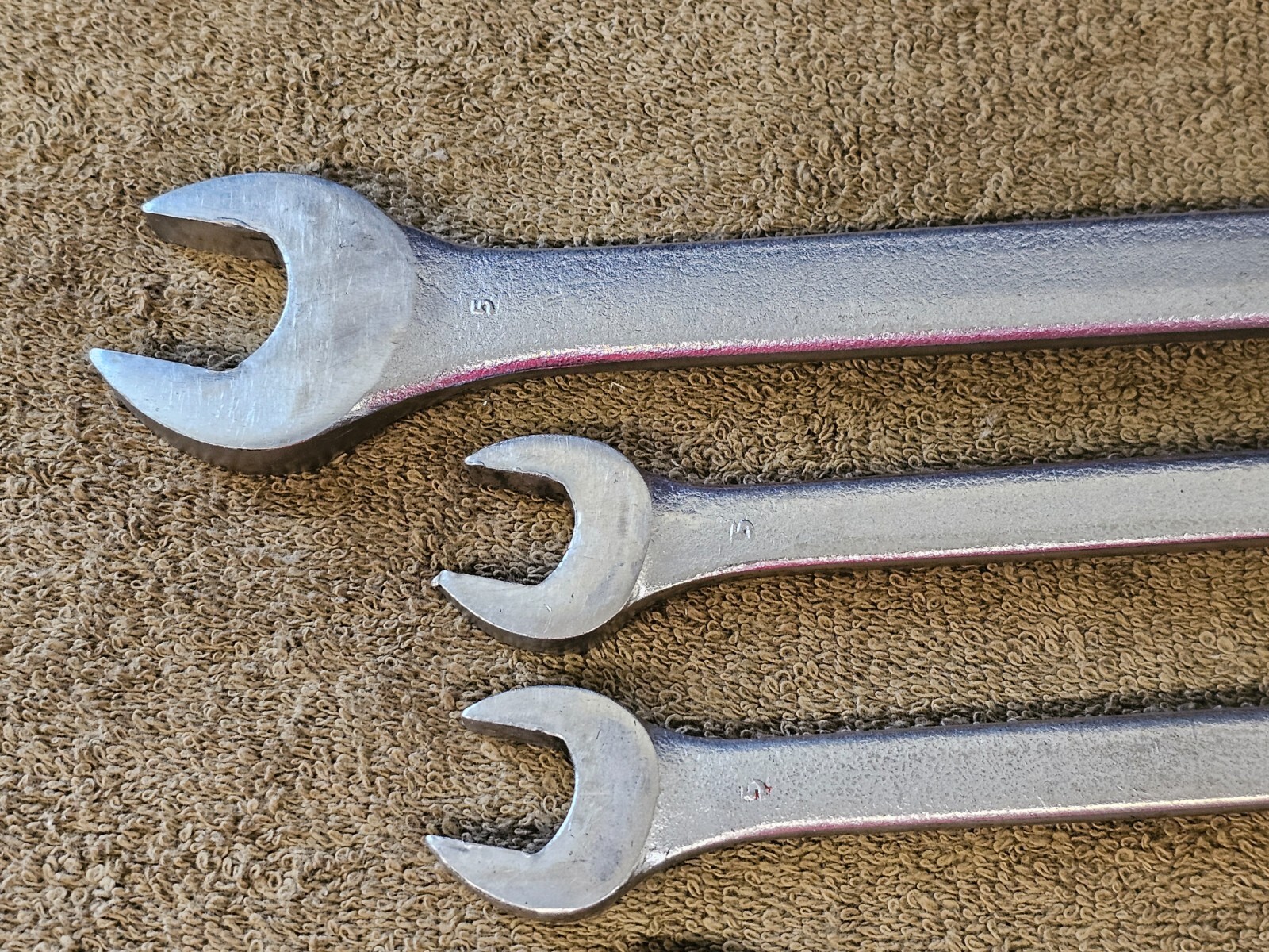 7 Pro America Combination Wrench Set Sae 13/16 9/16 7/16 5/16 1/4 1/2 7/16″ USA