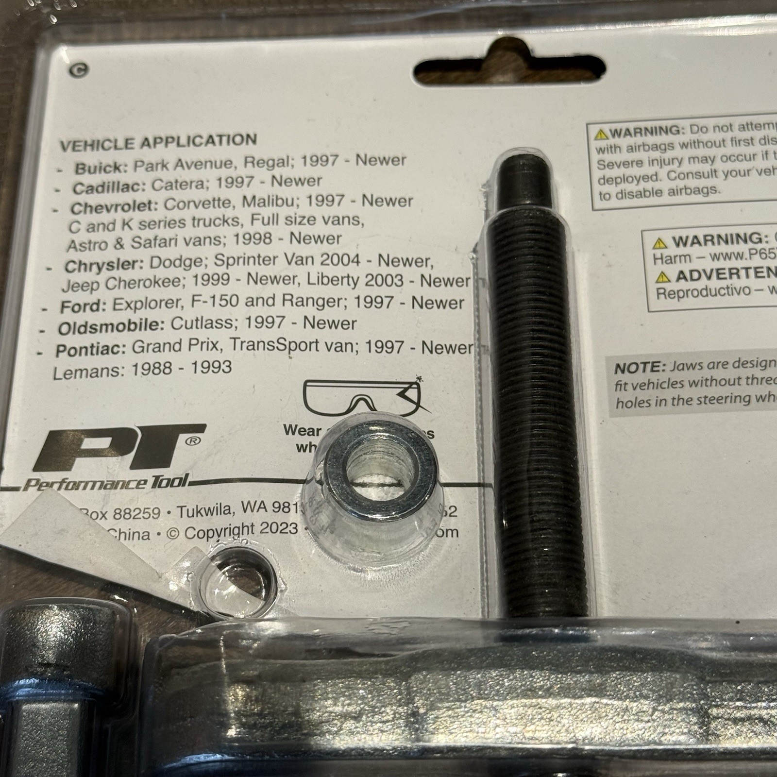 Performance Tool W80651 Steering Wheel Remover Set