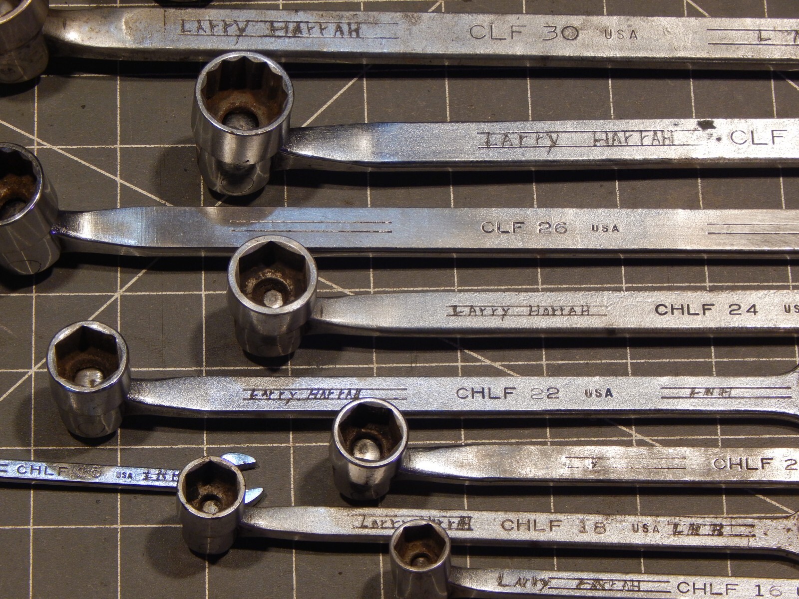 Mac 16Pc MINUS 3/8″ SAE Combination Flex Head Socket End Wrench Set 1/4″ 1 1/4″