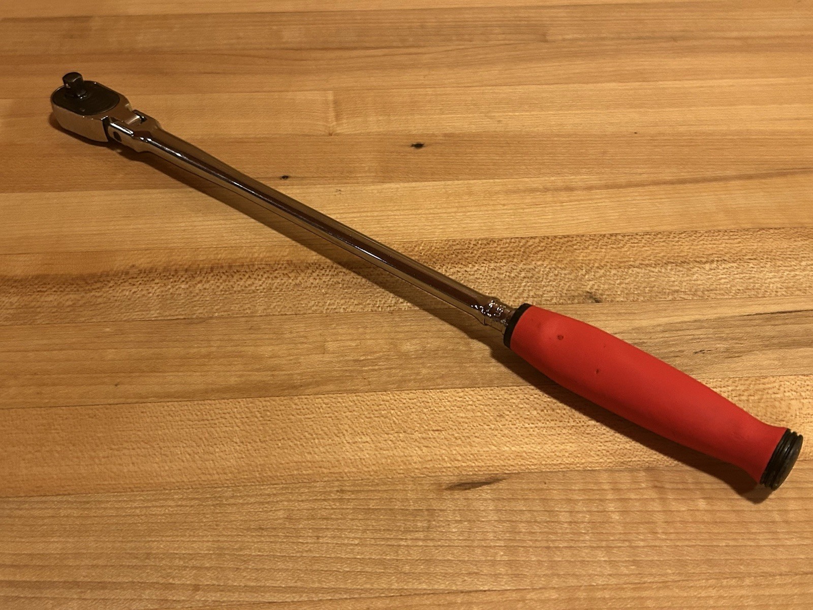 Snap-on Tools | THLLF72 1/4” Reverse Red Extra Long Flex Head Soft Grip Ratchet