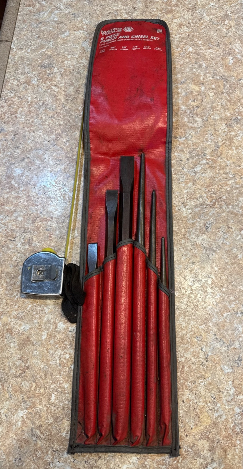 Matco 6 Piece Punch And Chisel Set Long Tapered Drift Punches SLCDP6KA