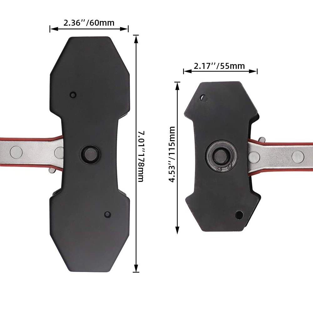 360°Adjustable Brake Caliper Compression Tool with 2PCS Brake Caliper Hanger