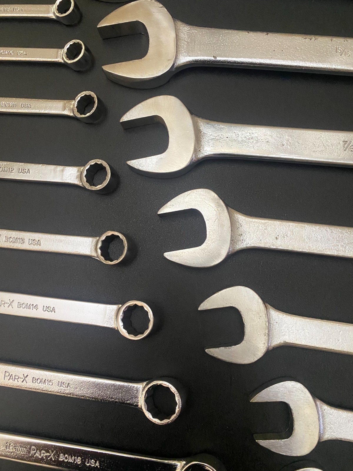 Par-X by Snap-On SAE Wrench Set and Metric Wrench Set 3/8″-1″ & 8mm to 19mm