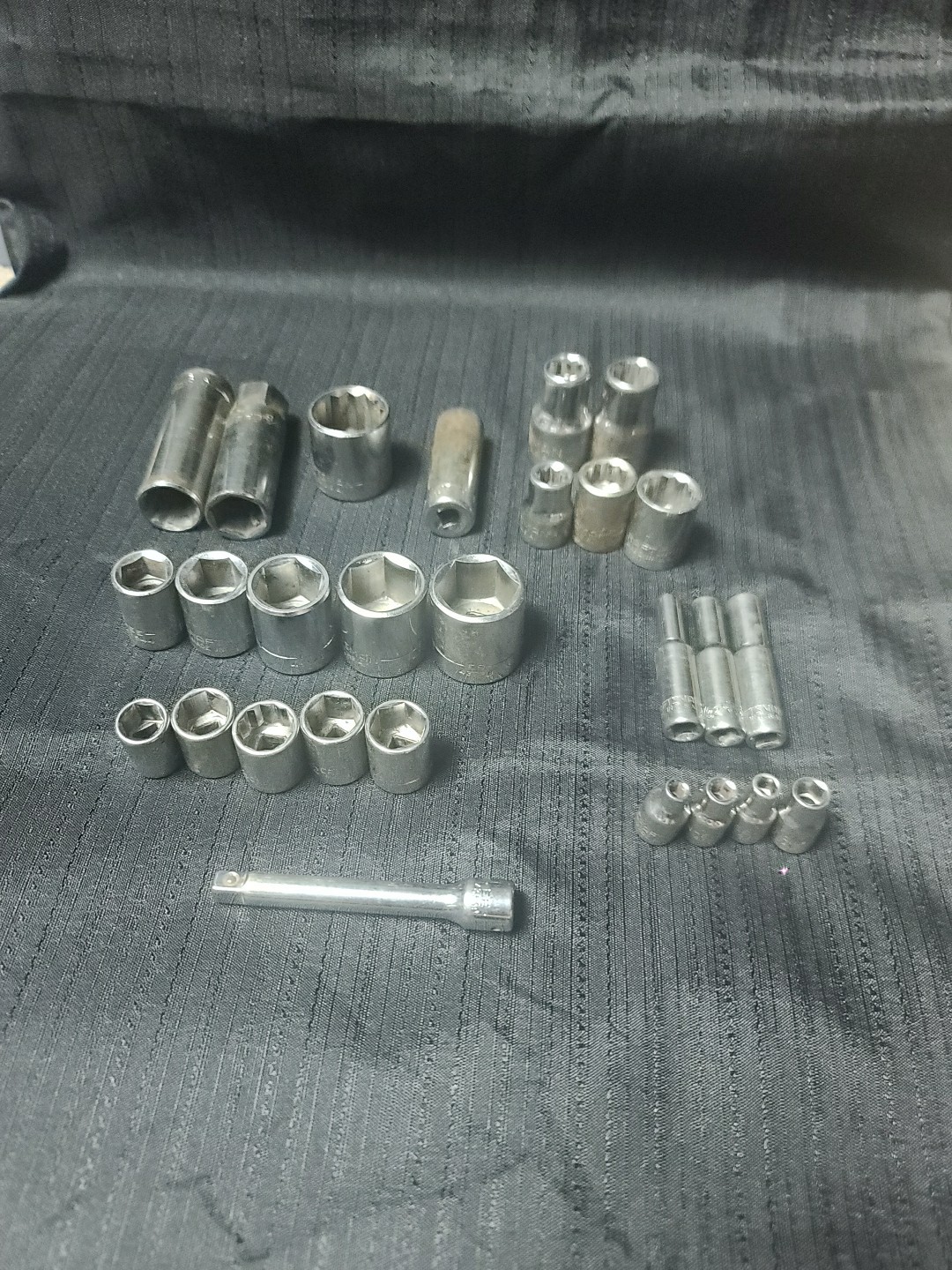 Craftsman Assorted Bundle/ Lot Sockets Mult Dr Sizes Series -EE- Vintage