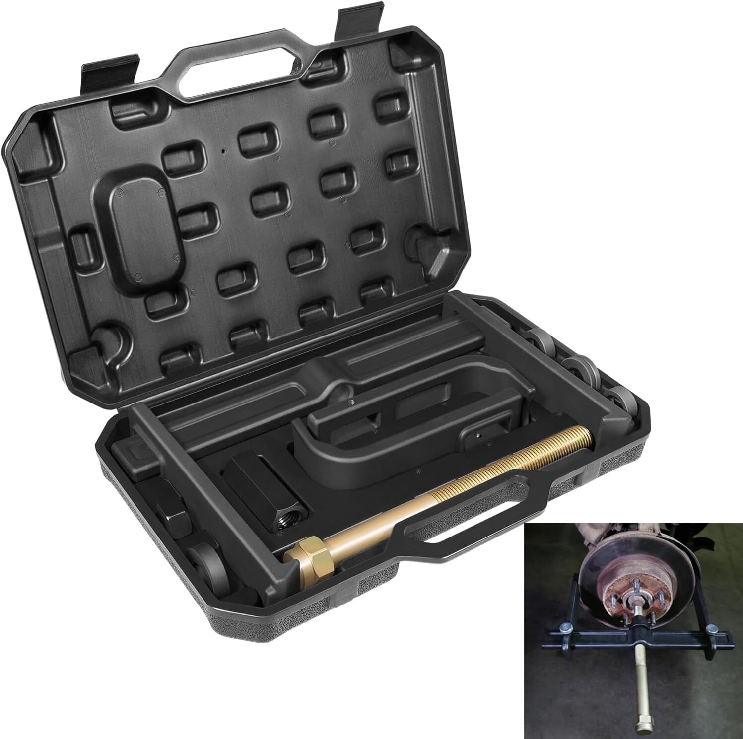 25106 Brake Drum And Rotor Puller, Wheel Hub Tool, fit for Most Common Hub Sizes