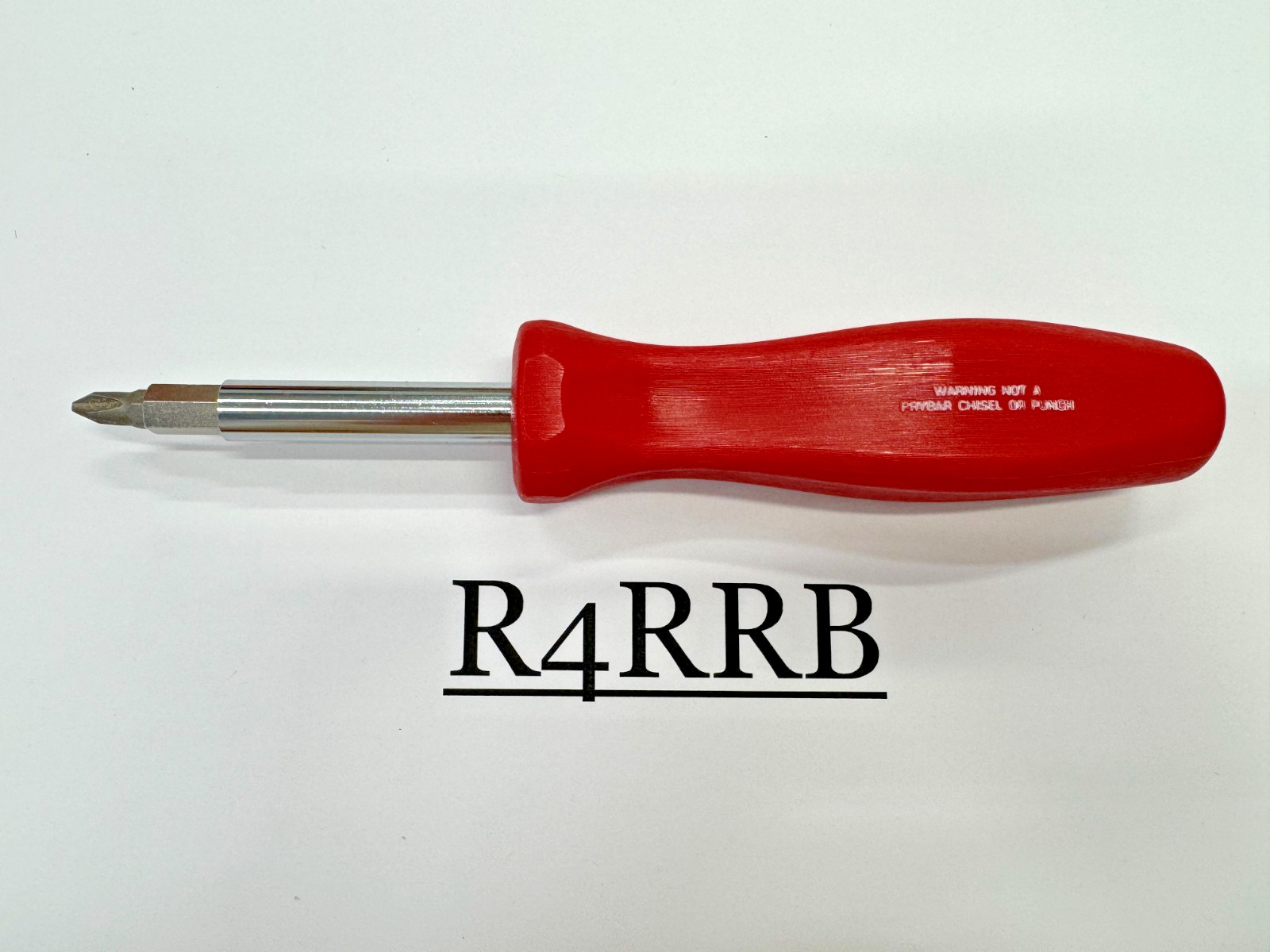 Snap-on Tools NEW RARE RED Hard Grip Reversible Blade Screwdriver Set SPP1802