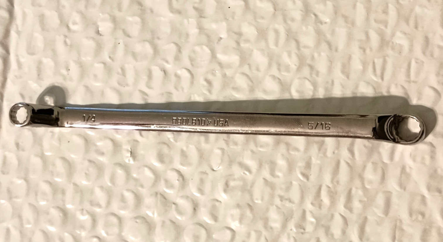 MATCO TOOLS USA RBDL810, 1/4″ x 5/16″ DBL. OFFSET BOX WRENCH, 6.3″ L. 12PT *NOS*