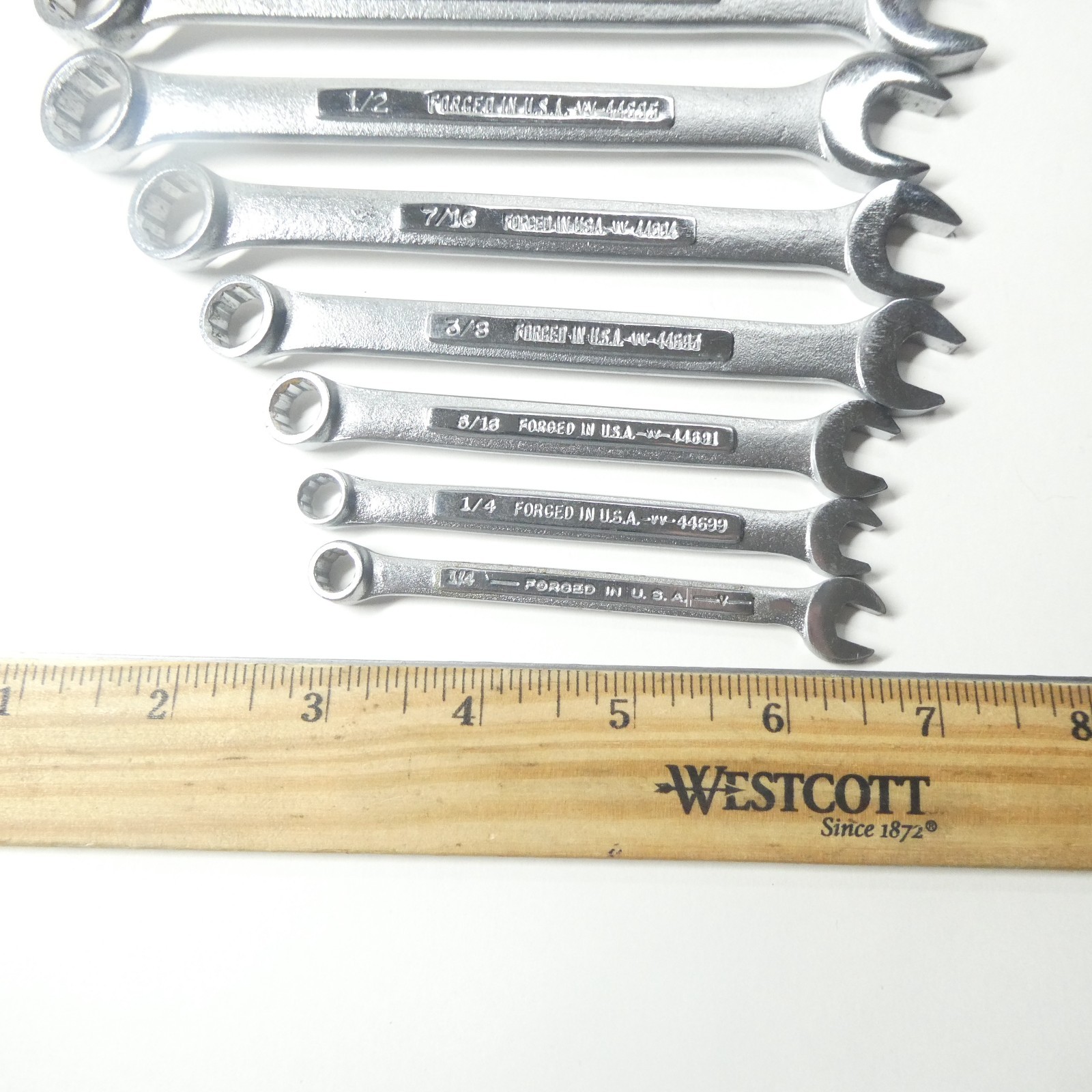 Craftsman USA Combination Wrenches Lot of 13 – 1/4 to 1 Inch VV Series SAE