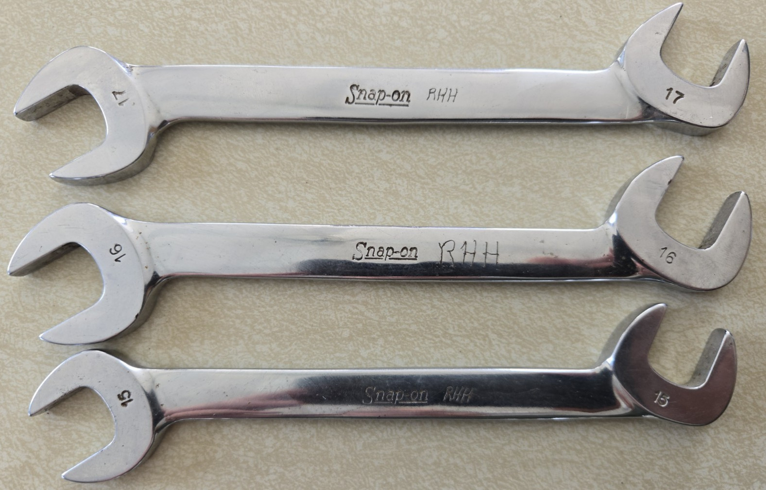 Snap on VSM5212-5217, 7 pc Metric 30°/60° Four-Way Angle Open-End Wrench Set