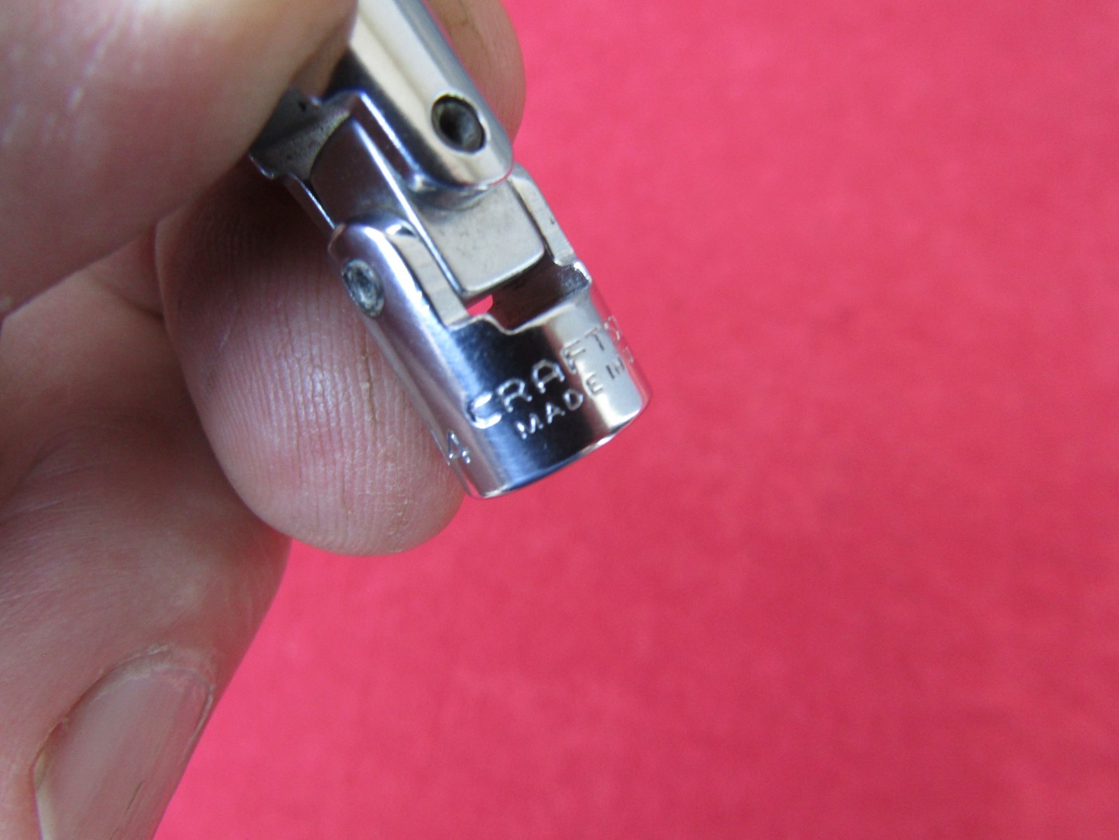 NICE Vtg CRAFTSMAN USA 1/4″ Drive Universal Joint Swivel Adapter -V- Series 4280