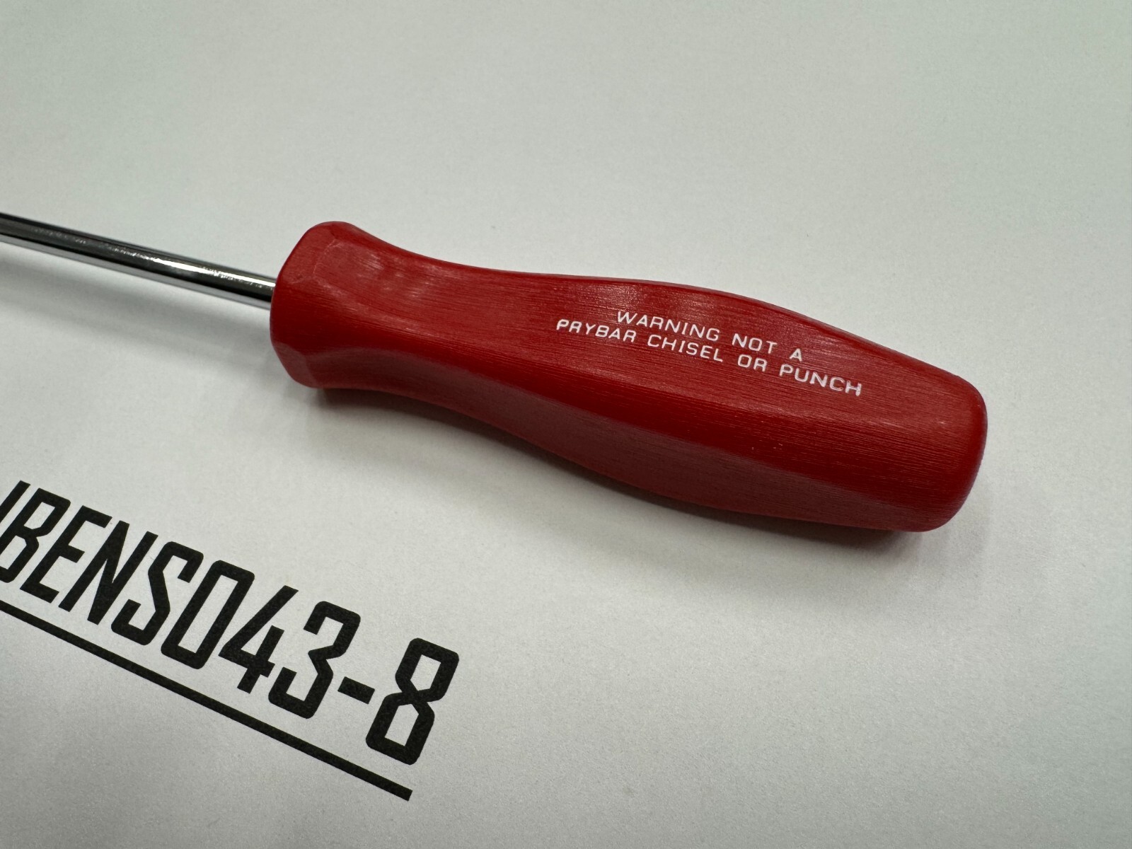Snap-on Tools USA NEW RED Hard Grip Tire Valve Core Tool TR107AR