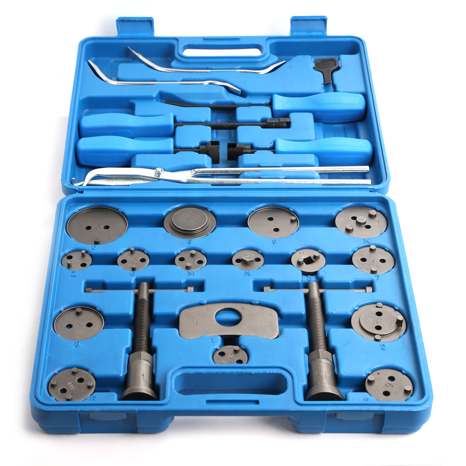 18pc Brake Caliper Tool Set & 8 Pc Drum Brake Tool Kit Removal & Installation