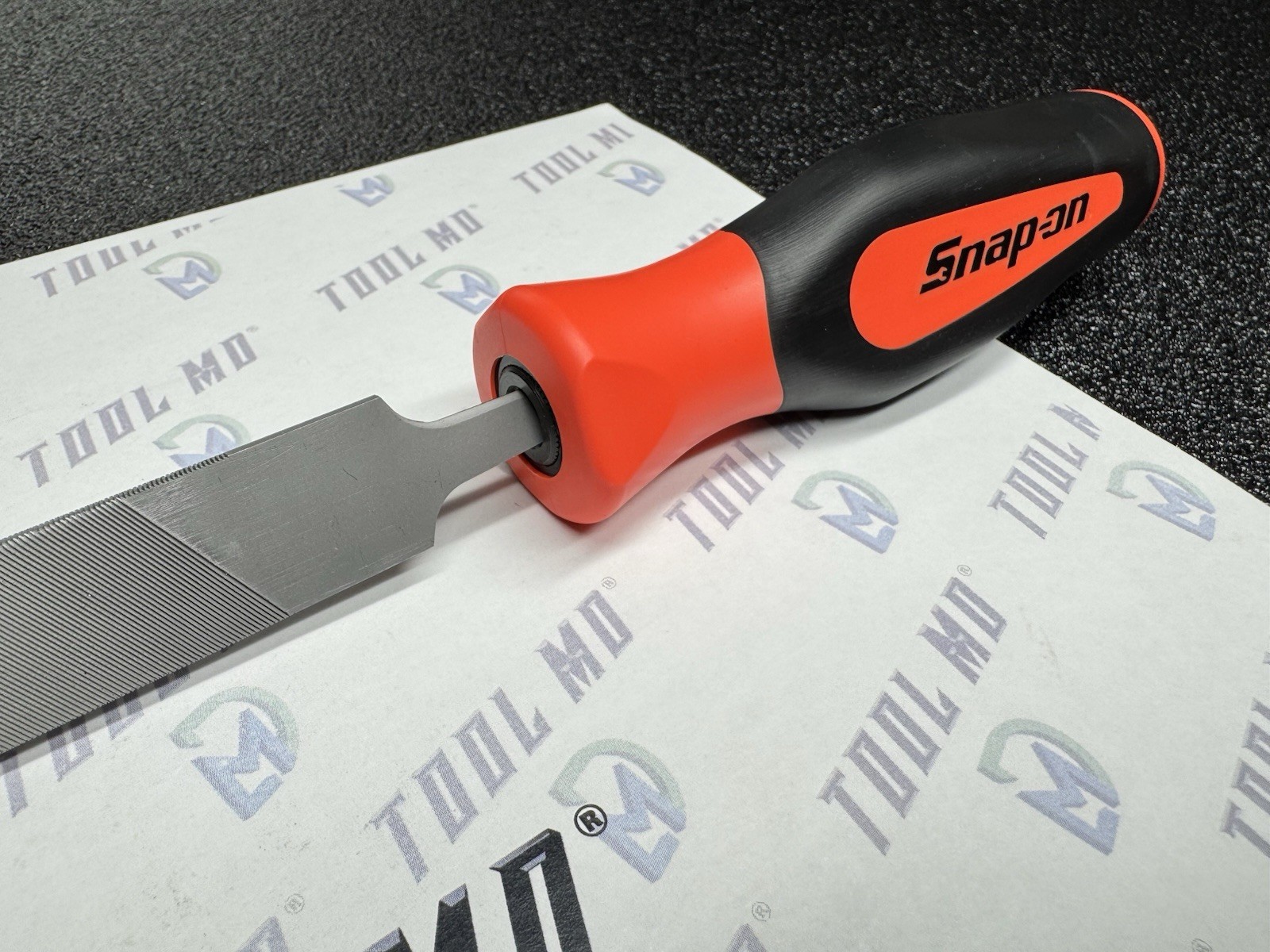 Snap-on Tools NEW ORANGE Soft Grip Flat 8” Length Blade Mill File SGHF615B 8MA