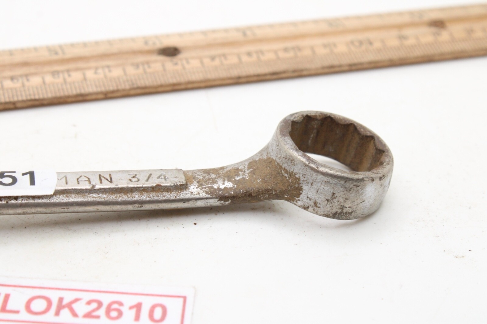 Craftsman -V- 5/8″ X 3/4″ 12 Point SAE Double Box Wrench USA