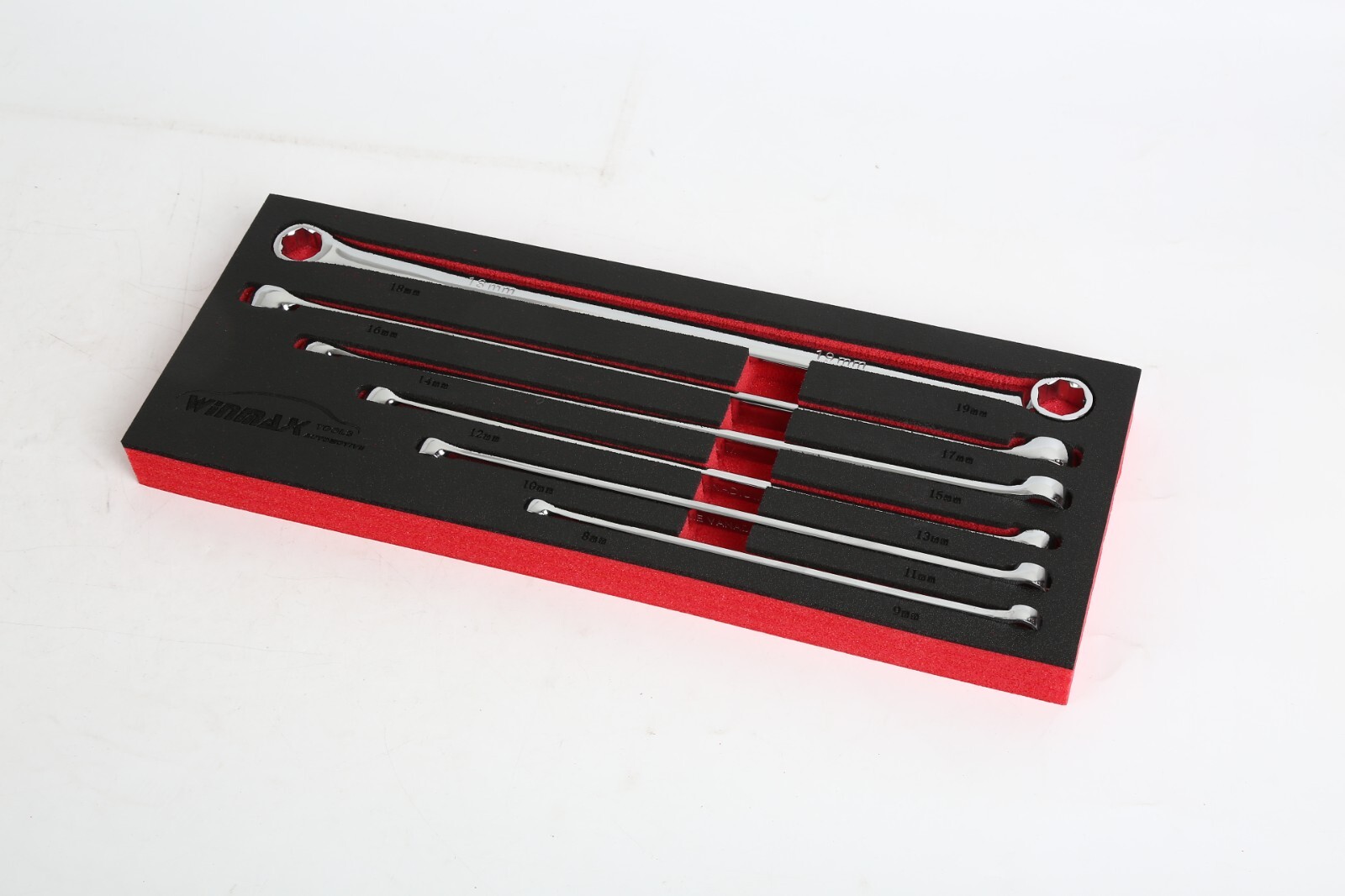 6pc Metric Bolt Extractor Offset Wrench Set 6-Point Box End CRV Bolt Remover Set