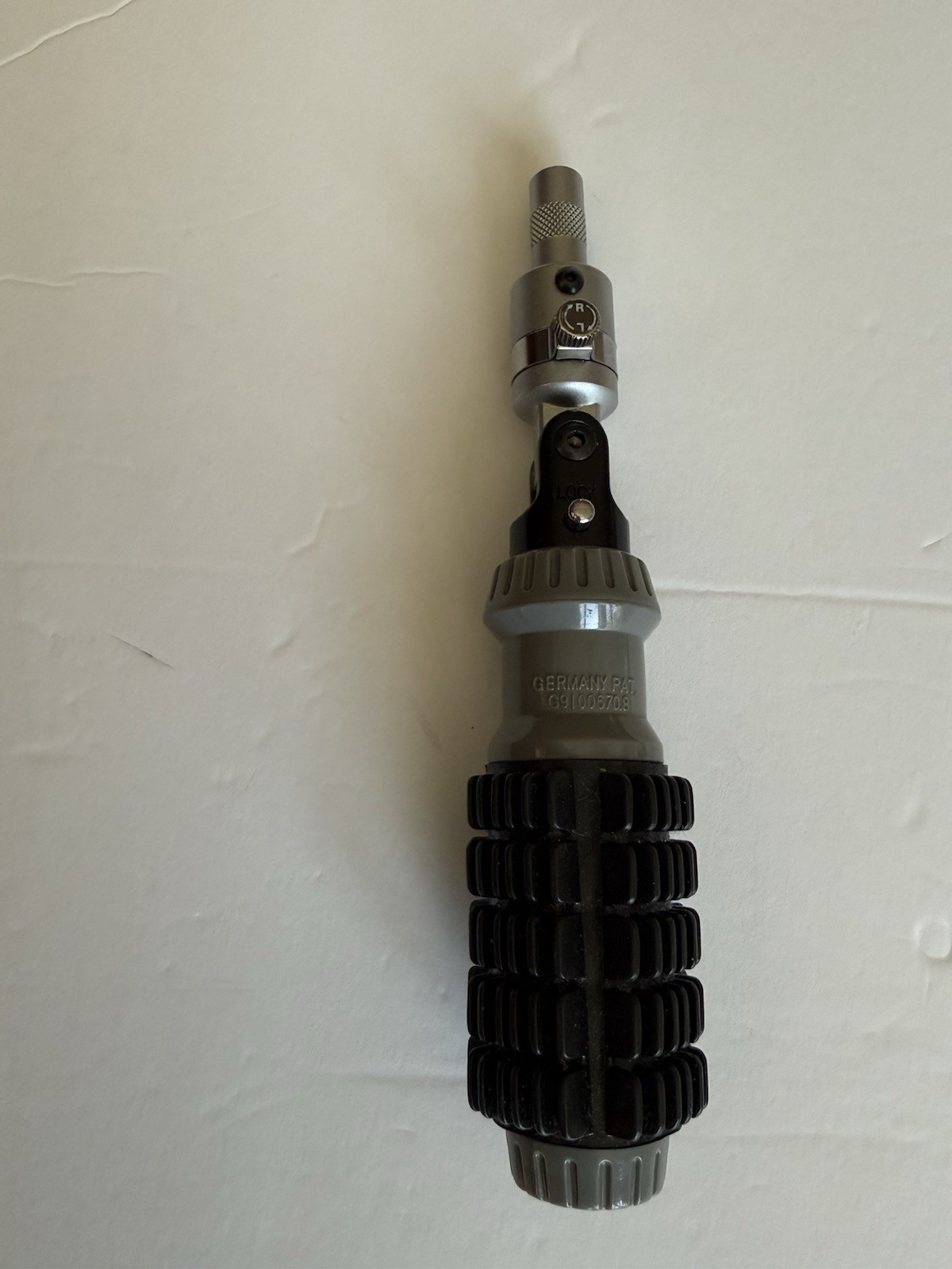Germany PAT, 7.75” Ratchet Driver Flexible With 5 Heads. Pre Owned.