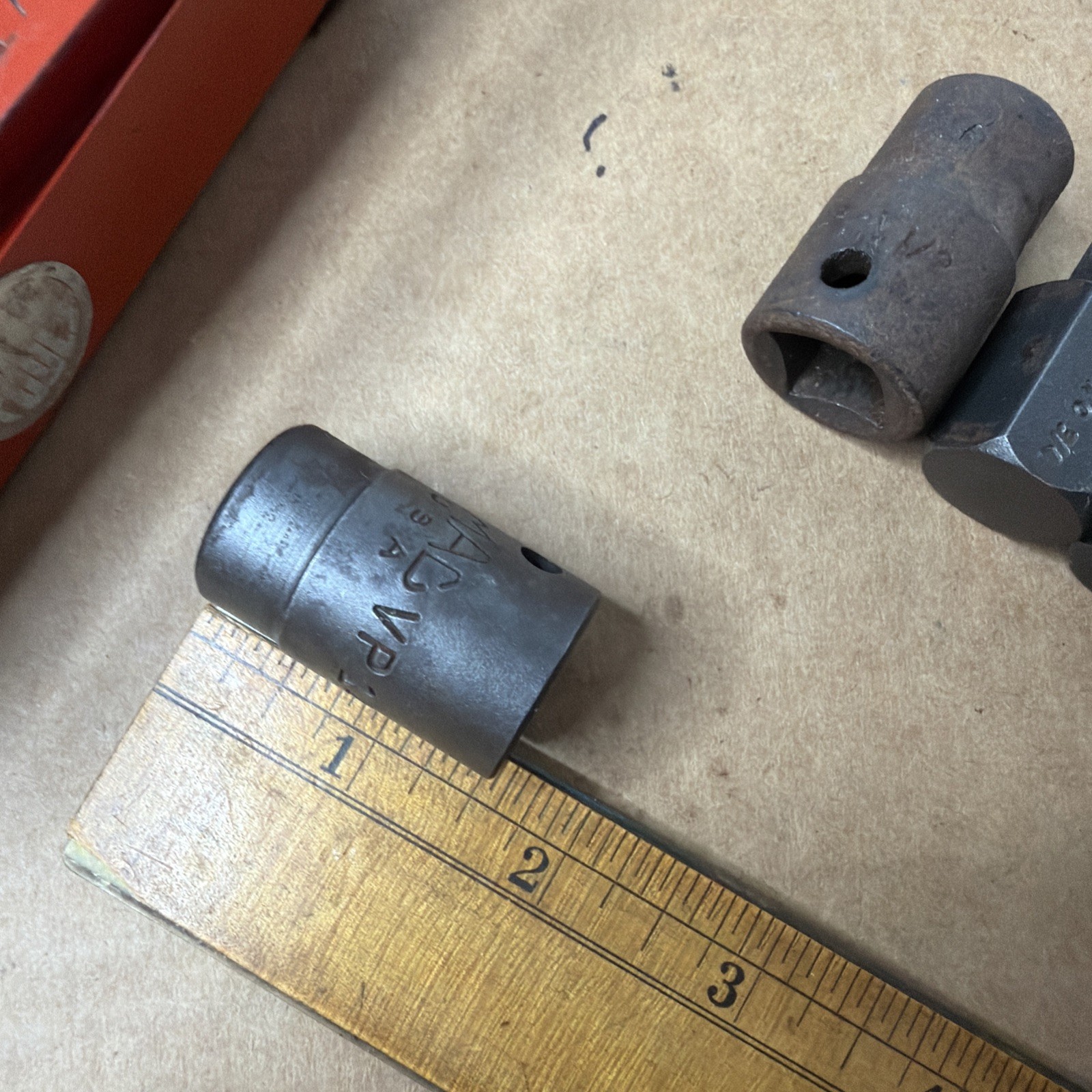 MAC TOOLS 6 PC DRIVE IMPACT SOCKET SET VT-8 METAL TRAY USA