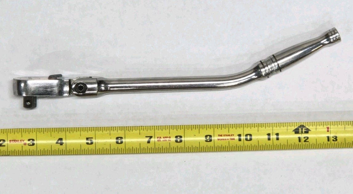 Snap-on FBF80A 3/8″ Dual 80 Technology Standard Handle Bent Flex-Head Ratchet