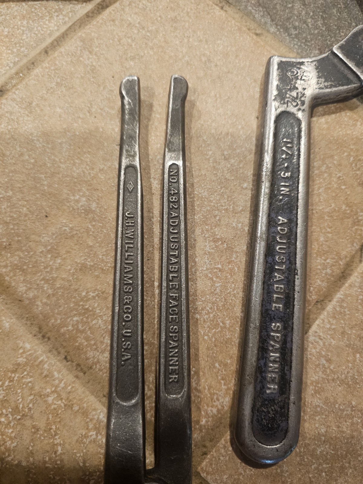 JH Williams Spanner Wrench Set Of 3