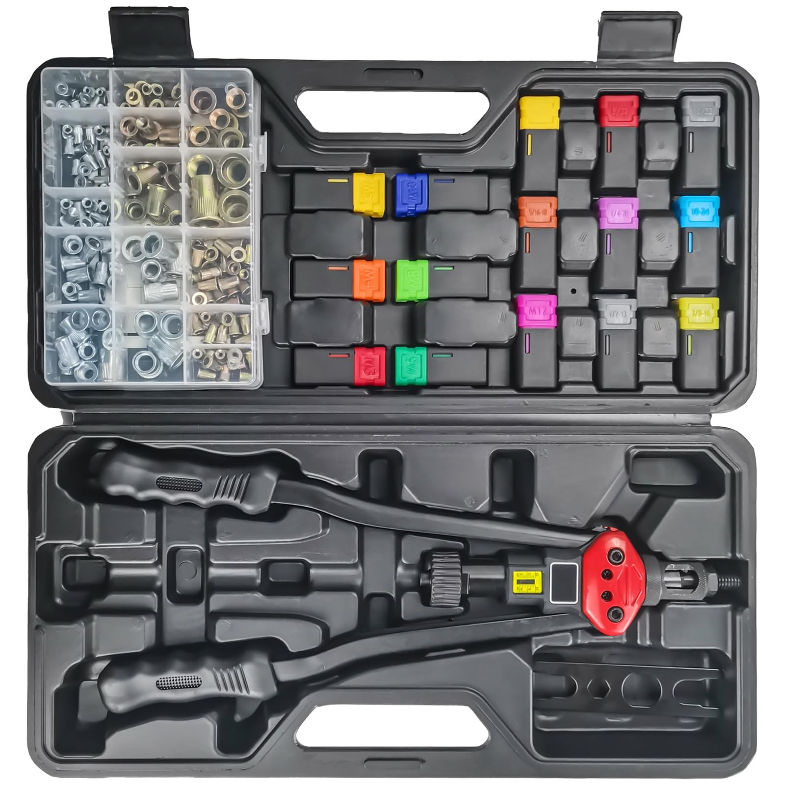 16″ Professional Rivet Nut Tool Kit – Lever-Style Rivnut Large