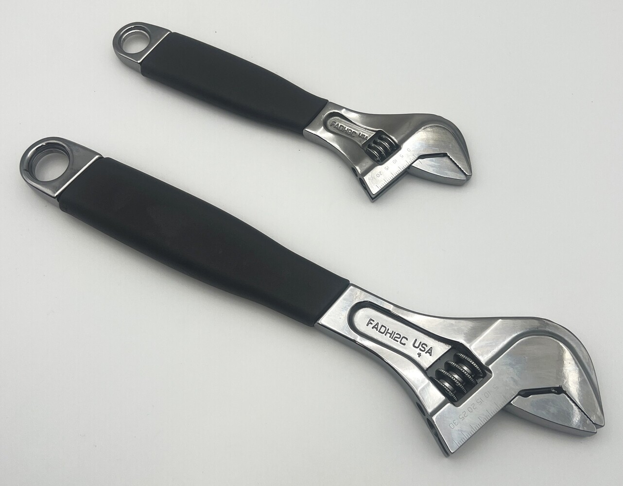 Snap-On Lot of 2 Crescent Adjustable Wrench FADH8C FADH12C Dark Titanium