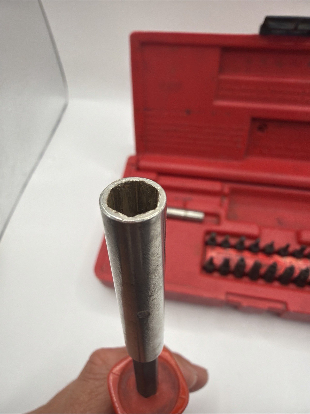Rare Mac Tools USA Comfort Hard Red Handle Magnetic Screwdriver Sbd29SA Pm6A. B