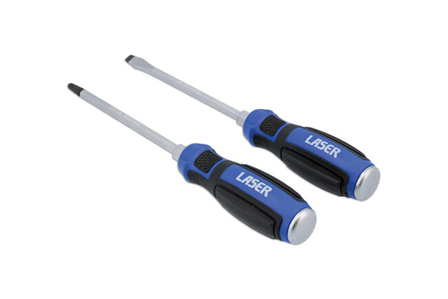 Laser 7938 2 Piece Pound Go-Through Screwdriver Set
