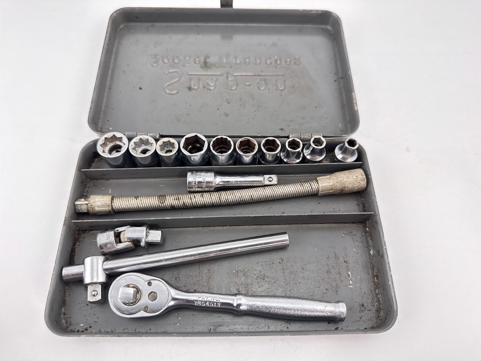 Snap-On Tools USA M-70 M 9/32″ Drive Midget Ratchet w/ Sockets & Extras