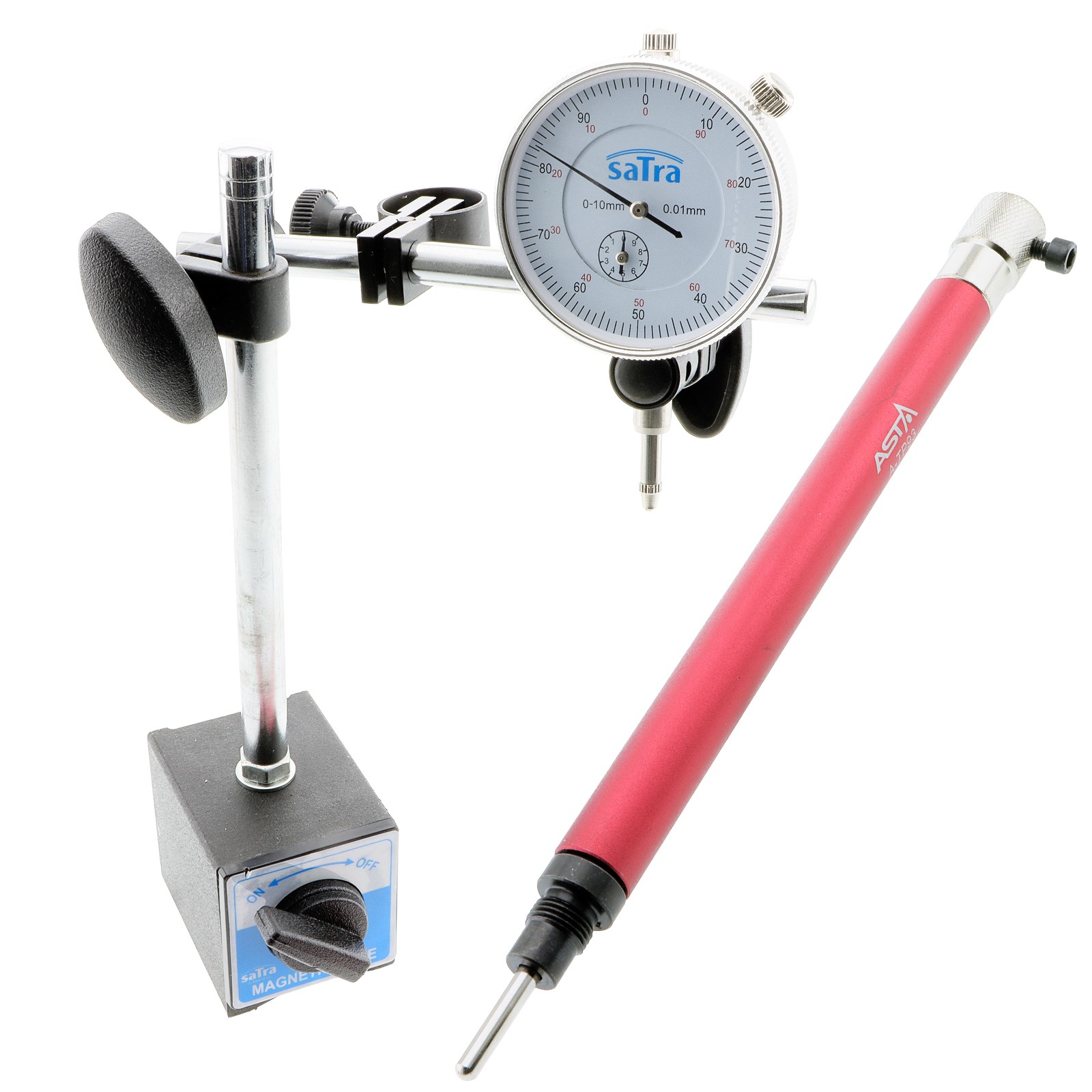 Magnetic Base Measuring Stand + Dial Indicator Holder OT Finder Magnetic Tripod Car Measuring Tool