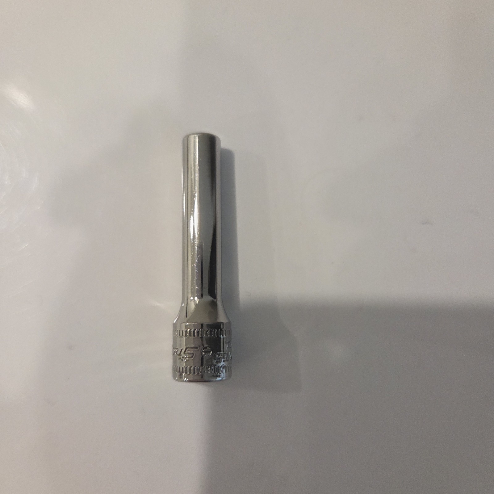 Snap-On Tools USA NEW 1/4″ Drive 6pt 5.5mm Metric Deep Chrome Socket STMM5.5