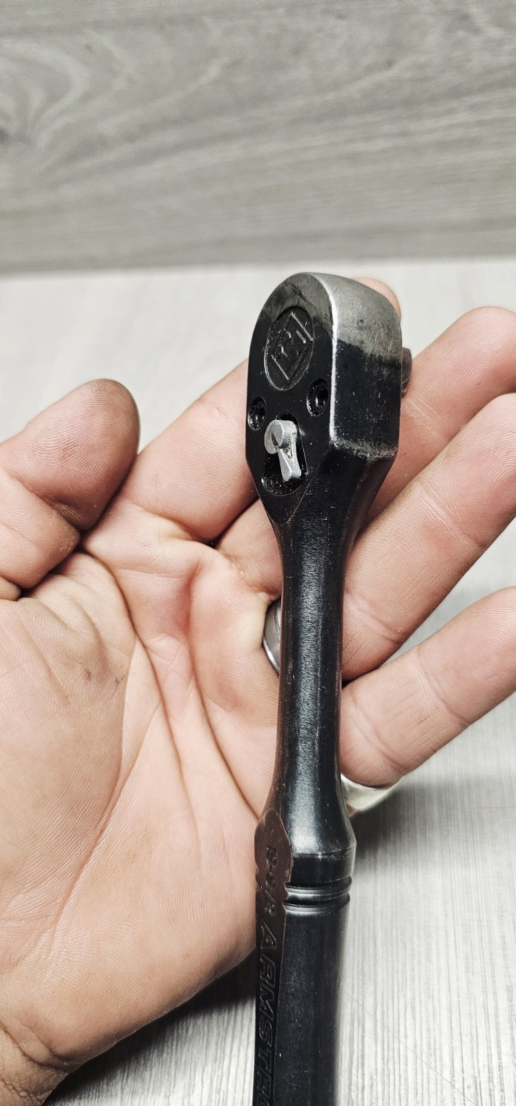 Armstrong Tools USA 19-972 RARE Black Industrial Finish 3/8″ Drive Ratchet