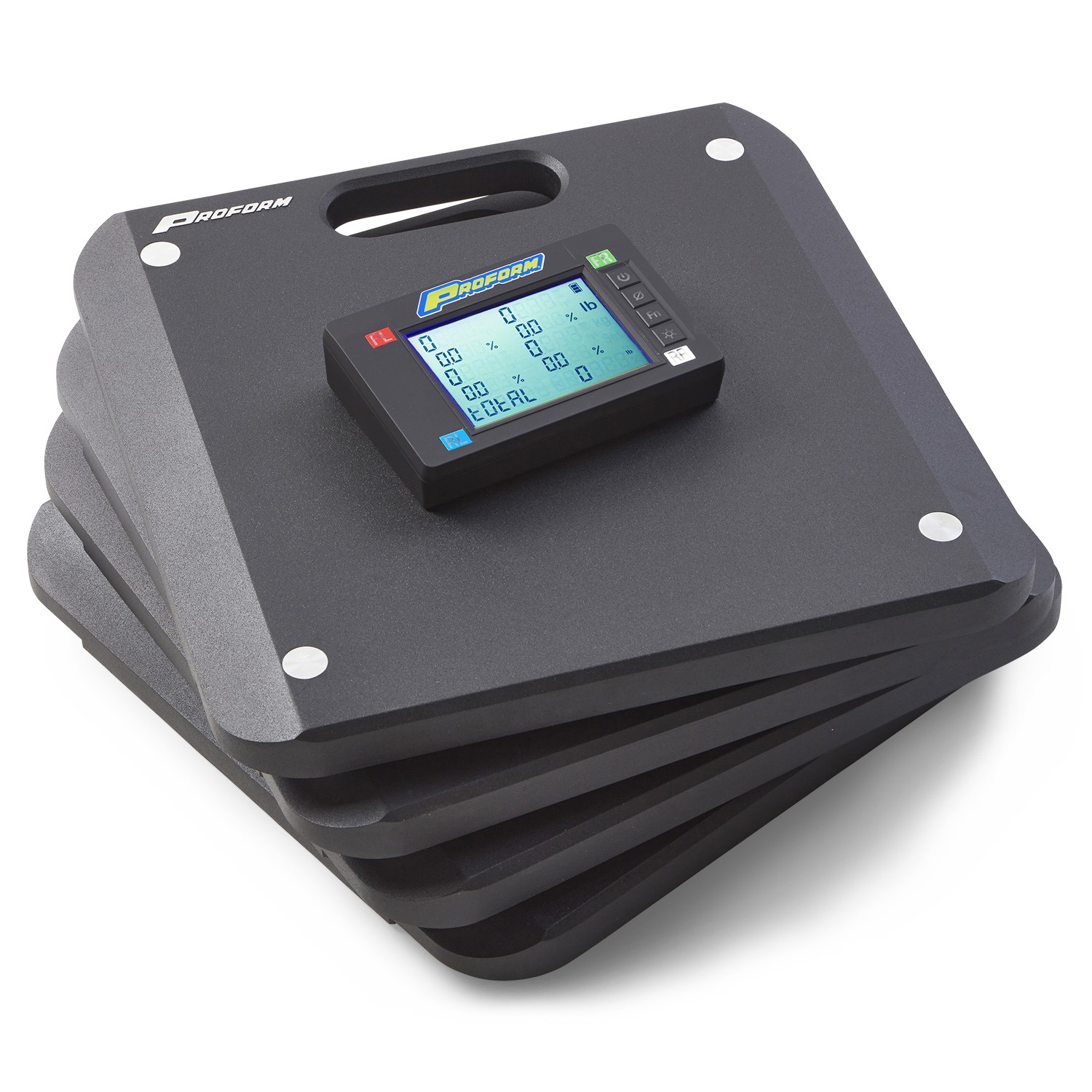 Proform 67644 Vehicle Scale System Wireless 7,000Lb Capacity 1,750Lb/Pad 4 Pads