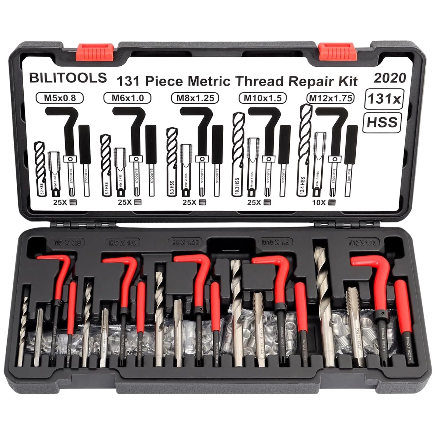 Metric Thread Repair Kit with Stainless Inserts
