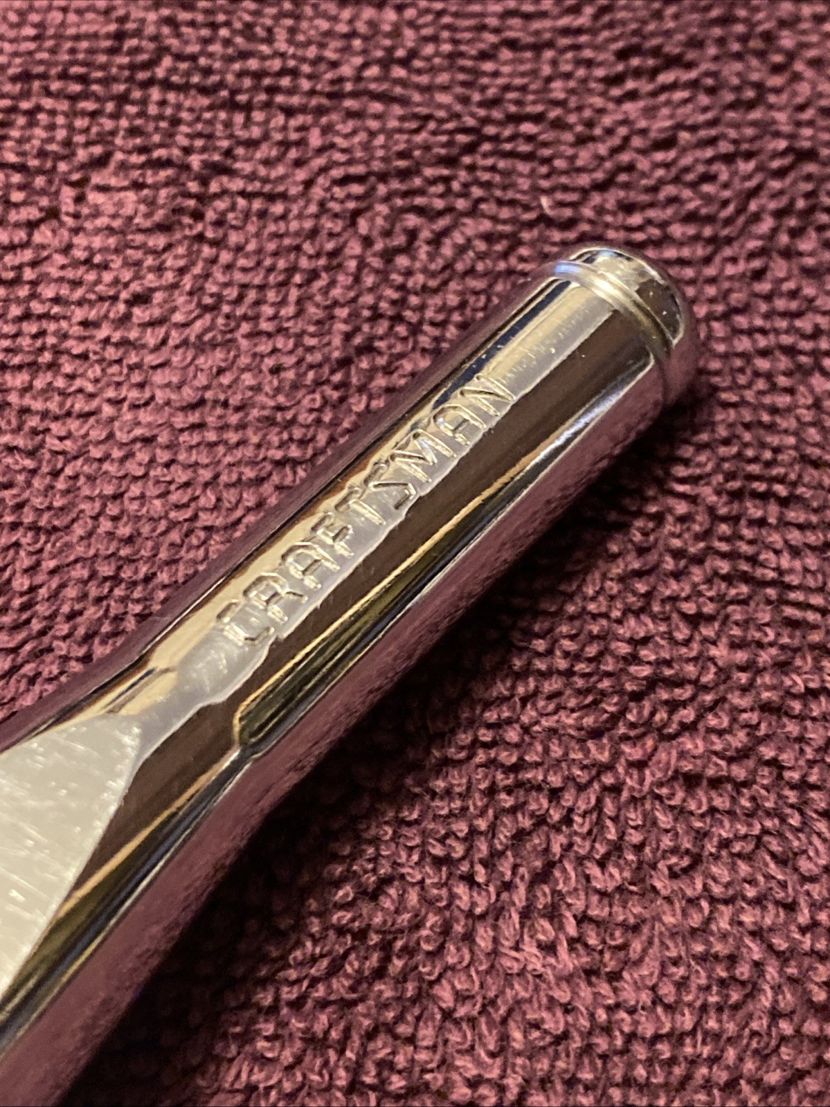 Vintage Craftsman 44834 VM 3/8” Drive Flex Head Stubby Ratchet USA Excellent