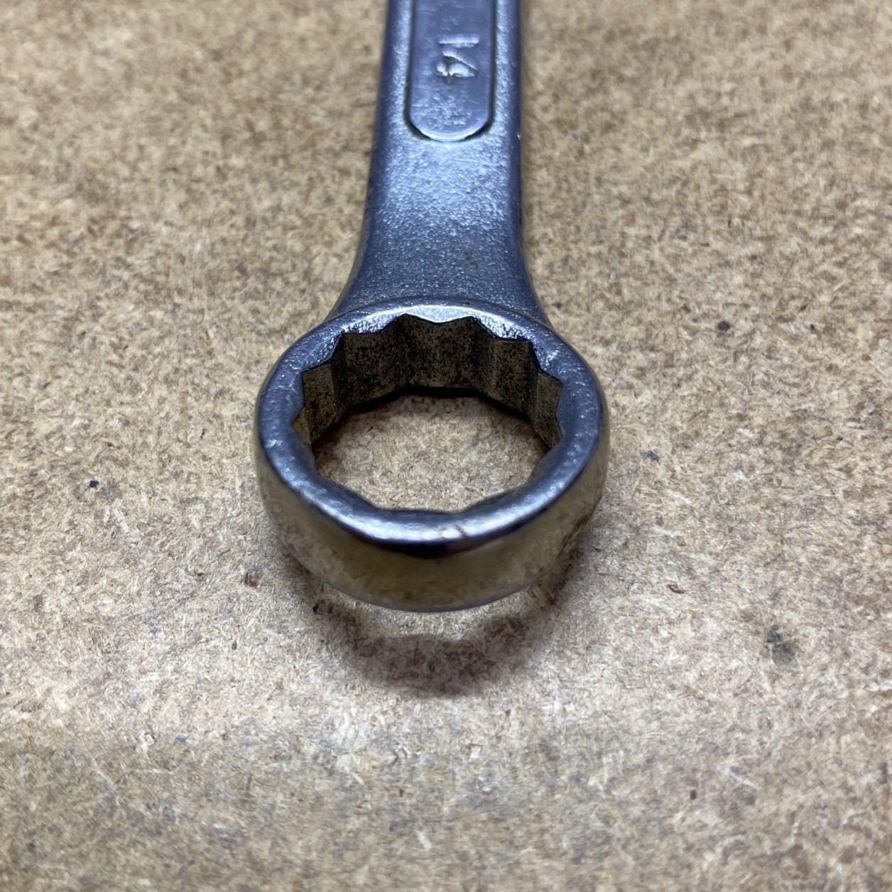 Hozan Combination Wrench H4 14mm x 15mm Chrome Molybdenum 12pt Made In Japan