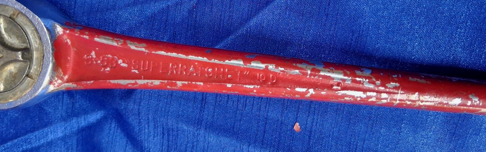 Vintage J.H. Williams S-53 Superratchet 1/2″ Drive Super Ratchet USA 15″