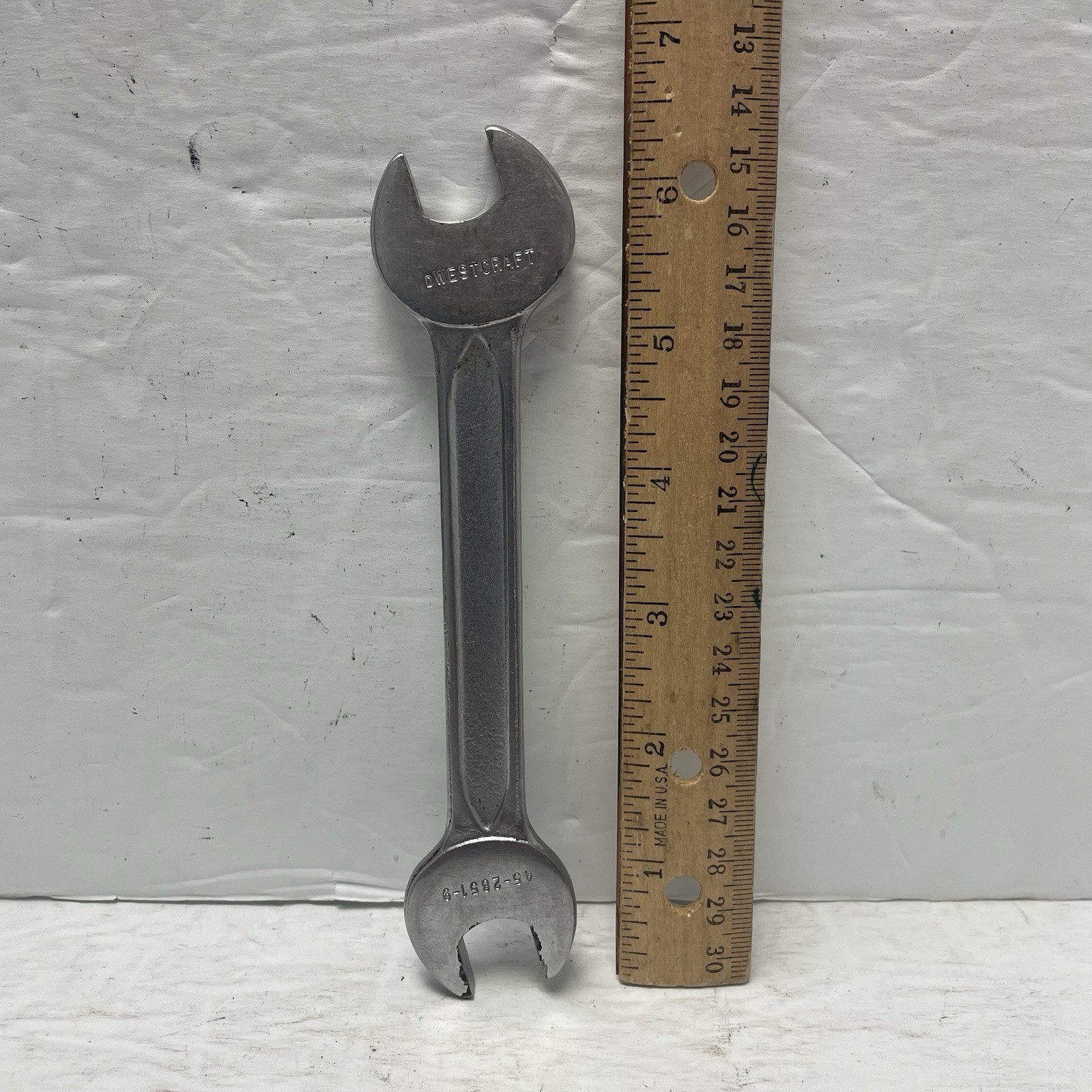 6″ Open End Wrench 14mm x 15mm – Westcraft 45-2851-9 – Used – Good Condition