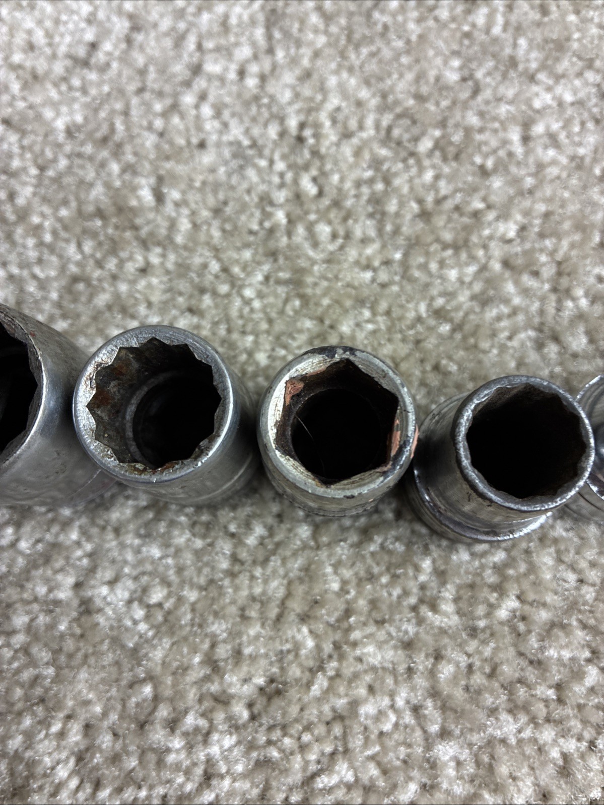 S-K 1/2” Drive SAE Ratchet/Socket Set 12Pcs. Vintage w/Box