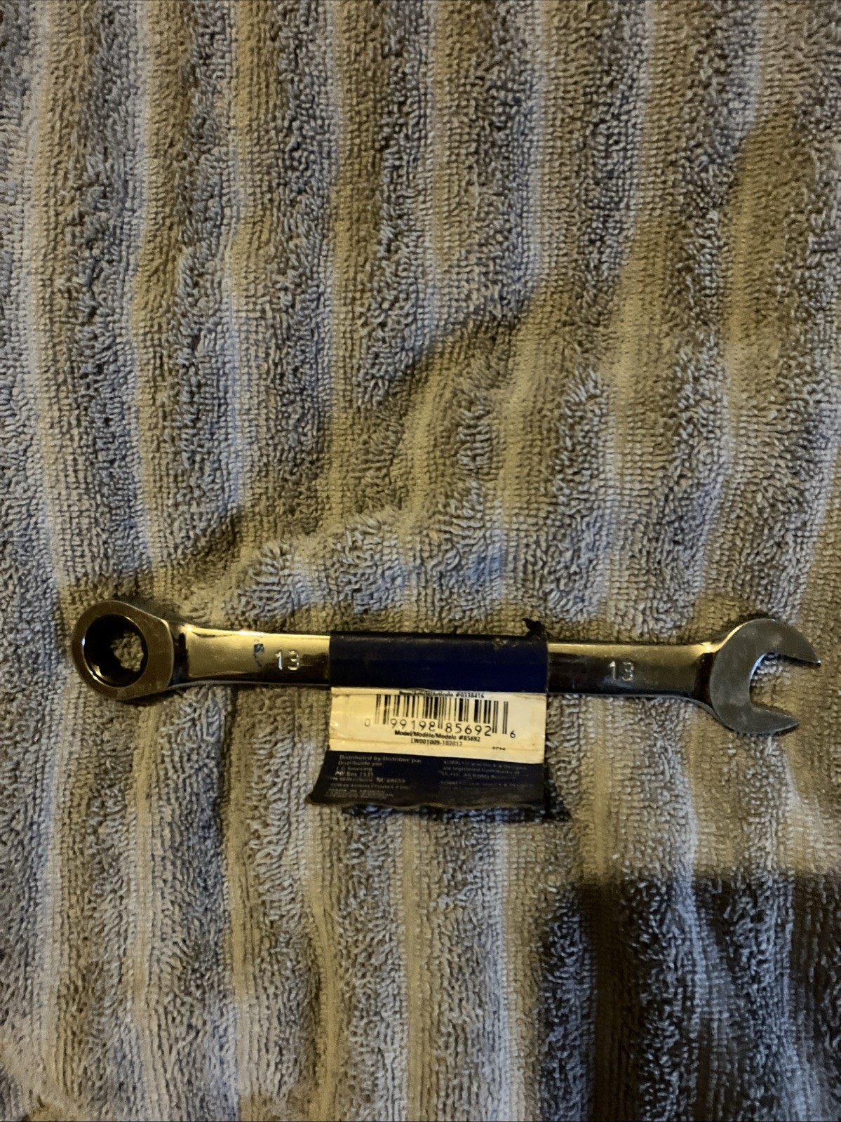 Kobalt 13mm #0338416 Boxed End Ratchet Wrench