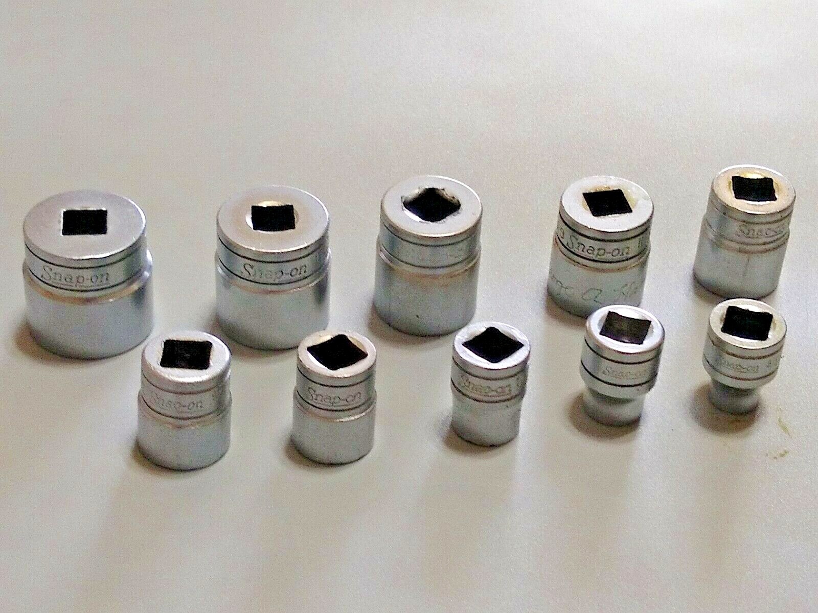 Snap On 10-Piece, 3/8″ Dr Socket Set, 5/16″ to 7/8″ Shallow 12Pt.